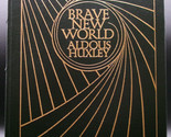 Aldous Huxley BRAVE NEW WORLD Leather Easton Press Mara McAfee Illustrat... - $44.99