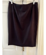 Salvatore Ferragamo Aubergine Wool Pencil Skirt 42/06 NWT - £121.35 GBP