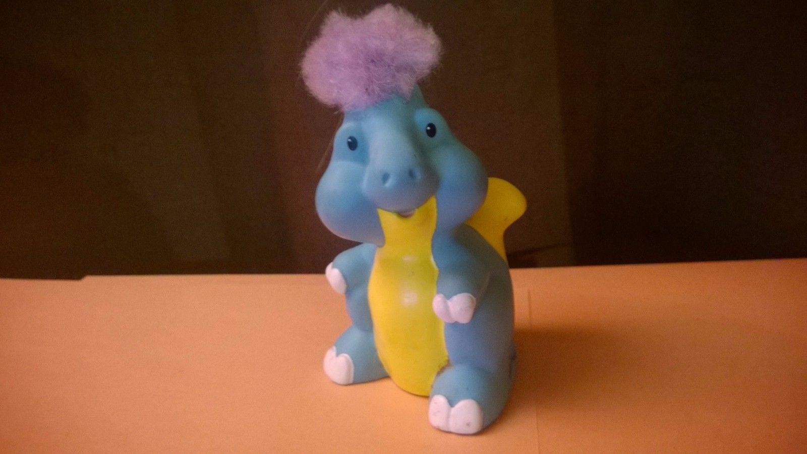 Fisher Price Little People TOUCH &#39;N FEEL DINOSAUR Turquoise Yellow Purple - $5.00