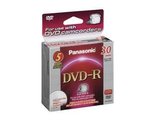 Panasonic LM-RF30V 8CM DVD-RW Single Sided Disc (30 minutes, 5 Pack) - $9.77