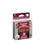 Panasonic LM-RF30V 8CM DVD-RW Single Sided Disc (30 minutes, 5 Pack) - £7.79 GBP