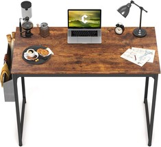 Cubicubi Study Computer Desk 40&quot; Home Office Writing Small Desk,, Rustic Brown. - £61.32 GBP