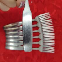 7X DF Paul Revere Pattern Made in Japan Stainless Flatware Dinner Forks ... - $24.98