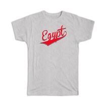 Egypt : Gift T-Shirt Flag Varsity Script Baseball Beisbol Country Pride Egyptian - £19.65 GBP