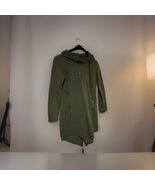Roma Concept Hooded Longline Dress Green Women’s Medium - $11.88