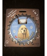 I Love my Cocker Spaniel Magnetic Bottle Opener Gift For Dog Mom Dad Dog... - $8.40