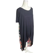 PAISLEY GRACE Tunic Shirt Dress Romantic Short Sleeve 2XL - $26.05 CAD