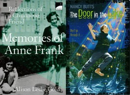 2 Lot Children Books Age 9+ The Door In The Lake Mystery Memories Of Anne Frank - £3.93 GBP