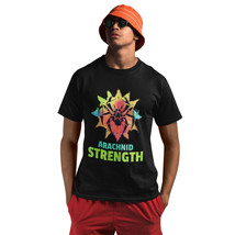 Men Graphic Tees Short Sleeves Crew Neck Black Spider T-Shirt Size S-4XL - £10.64 GBP