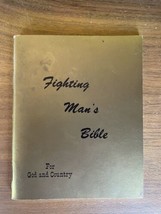 Fighting Man&#39;s Bible For God And Country Booklet By Life Publications 1967 - $15.00