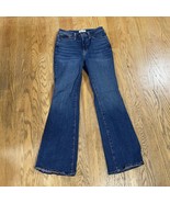 Madewell The Perfect Vintage Flare Jeans Dark Wash Blue Denim Women’s Si... - $31.50