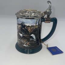 FRANKLIN MINT EAGLE TANKARD BY TED BLAYLOCK “ The Challenge Of The Hunt ￼” - £38.88 GBP