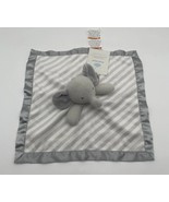 NEW Cloud Island Gray White Striped Elephant Lovey Plush Baby Security B... - €42,75 EUR