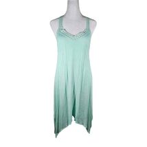 Alter'd State Women's Pale Blue Rayon Dress Lace Neckline and Backing Small - €19,16 EUR