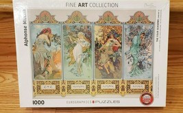 Eurographics 6000-0824 Alphonse Maria Mucha-Four Seasons 1000 Piece Puzz... - $121.54