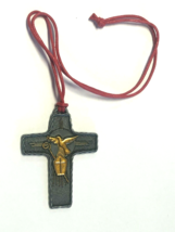 Confirmation Cross on Red Cord, New - €4,29 EUR