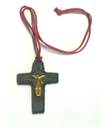 Confirmation Cross on Red Cord, New - $91.33 MXN