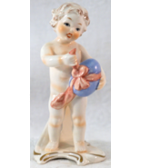 Goebel Cherub Figurine 12-024-12 Monatskinder April Child Huge Easter Eg... - $62.50