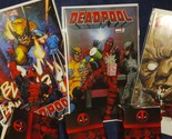 DEADPOOL COLLECTORS GROUP/ 5 CLASSIC MARVEL COVERS/3 DEADPOOL FIGURES fr sh - $39.99