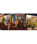 DEADPOOL COLLECTORS GROUP/ 5 CLASSIC MARVEL COVERS/3 DEADPOOL FIGURES - $39.99