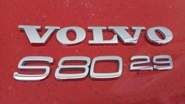 1999-2006 Volvo S80 2.9 Rear Lid/Trunk Emblem Set 00 01 02 03 04 05 - £9.24 GBP