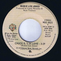 Ricky Lee Jones Chuck E In Love 45 rpm On Saturday Afternoons 1963 Cdn Pressing - $4.10