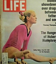 Life Magazine May 5 1972 - Hubert Humphrey, Cathy Rigby Olympics Star, Quilts - $10.75