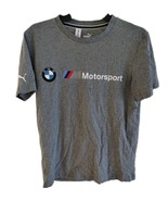 PUMA x BMW Motorsport Short Sleeve T Shirt Gray Men&#39;s Tagged Small  - $18.80