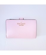 Kate Spade KK950 Madison Saffiano Medium Compact Bifold Wallet Pale Amet... - $107.31 CAD