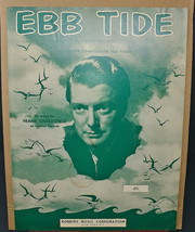 EBB TIDE 1953 Frank Chacksfield Carl Sigman Robert Maxwell Vtg Sheet Music - £7.82 GBP