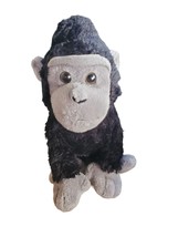 The Petting Zoo Plush Gorilla 11 Inch Stuffed Animal Black Monkey Kids Toy - £10.87 GBP