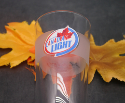 Molson Canadian Light pint glass. Frosted signature panel. Libbey Duratuff USA. - £32.45 GBP
