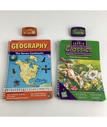 Leap Frog Leap Pad Book Cartridge Geography Seven Continents Classics Fa... - $356.43 MXN