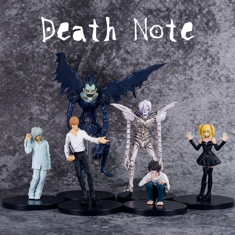 Anime Figure DEATH NOTE Yagami Light Ryuk MisaMisa PVC Standing Model Pose - £22.94 GBP