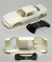 1979 TYCO Slot Car BODY Pontiac Firebird Trans Am Wide WHITE Factory Test Shot - £19.17 GBP