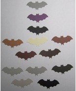 HALLOWEEN BAT 1 1/2&quot; Set Lot of 50 punch-outs Cutouts U-Pick color - $10.61 CAD