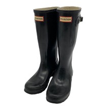 Hunter Black Tall Rain Muck Boots Wellies  - Size 5 Preloved - £15.73 GBP