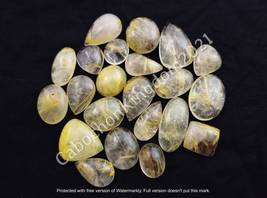 Natural Golden Rutile Gemstone Cabochon -golden rutile quartz by weight - wholes - £31.45 GBP