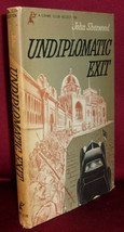 John Sherwood Undiplomatic Exit First U.S. Edition 1958 Crime Club Selection - £14.15 GBP