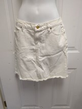 Polo Jeans Co Womens Skirt White Denium Ralph Lauren Size 8 - £12.44 GBP