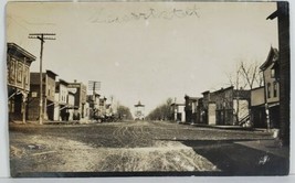 Luverne Iowa RPPC Street View Businesses Horse Wagon Band Stand Postcard O17 - £11.92 GBP