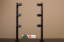 2 pieces jewelry light for display showcase black LED pole light with po... - £71.95 GBP