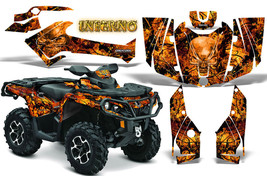 CAN-AM OUTLANDER 500 650 800 1000 2013-2016 GRAPHICS KIT CREATORX INFERNO O - £213.13 GBP