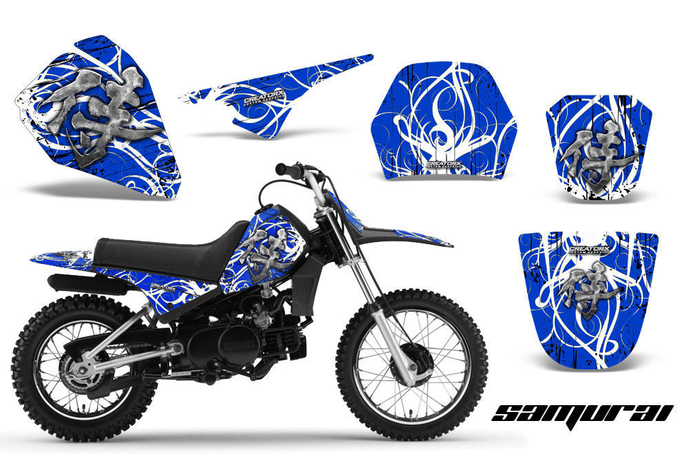 YAMAHA PW80 GRAPHICS KIT CREATORX DECALS SAMURAI WBL - $95.98