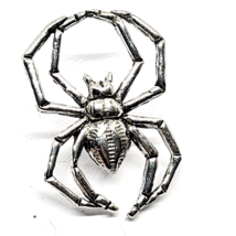 Spider Pin Badge Lapel Tie Pin Arachnid Spider Gothic English Pewter Uk - £6.68 GBP