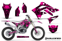 KAWASAKI KXF450 KX450F 12-15 CREATORX GRAPHICS KIT DECALS SKULLCIFIED P - £139.14 GBP