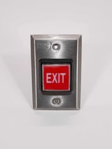 Security Door Controls SDC 463 Push-to-Exit Button Stainless Steel  - $273.33 MXN