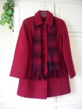 New East 5th Womens Sz S British Red Peacoat Coat Ret $200 - £39.89 GBP