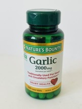 Nature&#39;s Bounty Odor Free Garlic 120 tabs 2000 mg Exp 11/2026 - £11.02 GBP