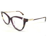 Furla Eyeglasses Frames VFU292 COL.09PW Purple Tortoise Gold Cat Eye 54-... - $69.77